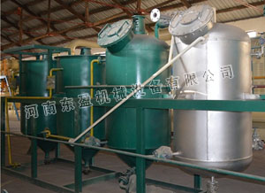 大豆油精煉設(shè)備車間局部