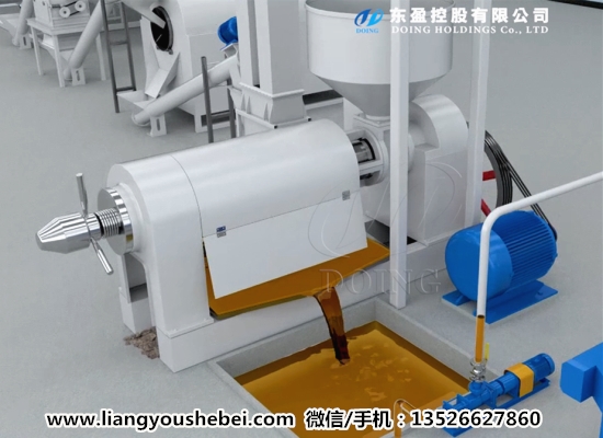 500kg/h小型棕櫚仁油榨油機(jī)3D視頻