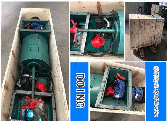 恭喜！尼日利亞柴油機棕櫚榨油機發(fā)貨！