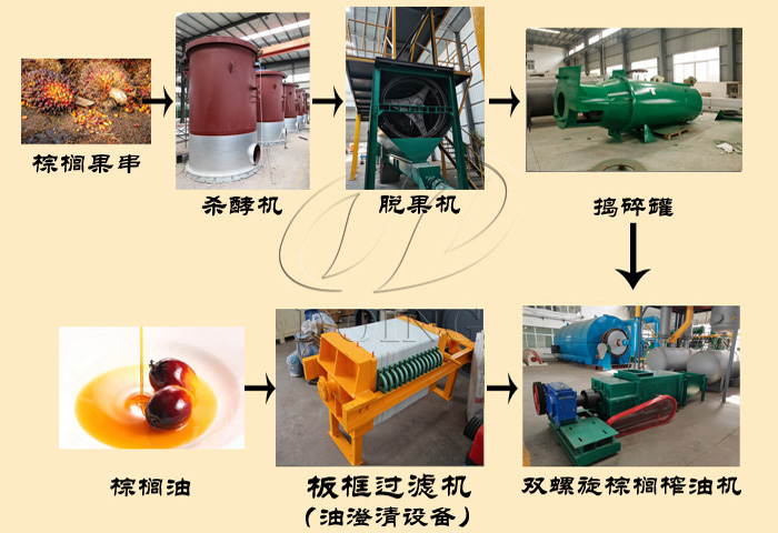 棕櫚油加工流程