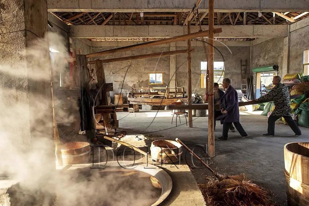 傳統(tǒng)榨油工藝流程