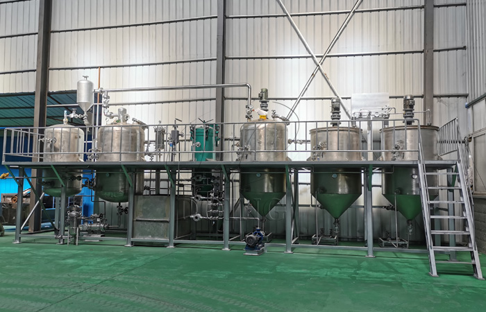 小型食用油精煉設(shè)備樣機(jī)