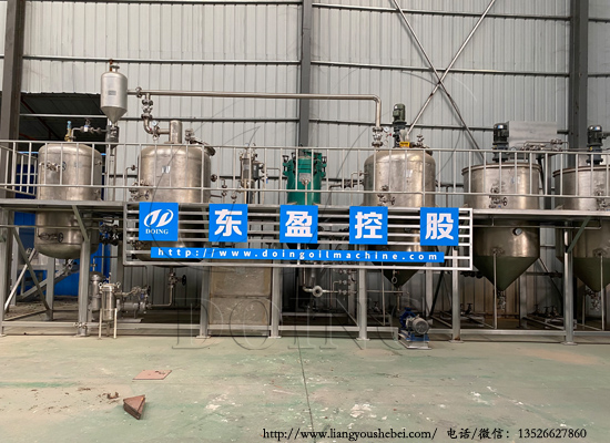 茶籽油精煉設(shè)備及工藝流程